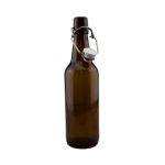 Amber Swing Top Beer Bottles (12)- Complete