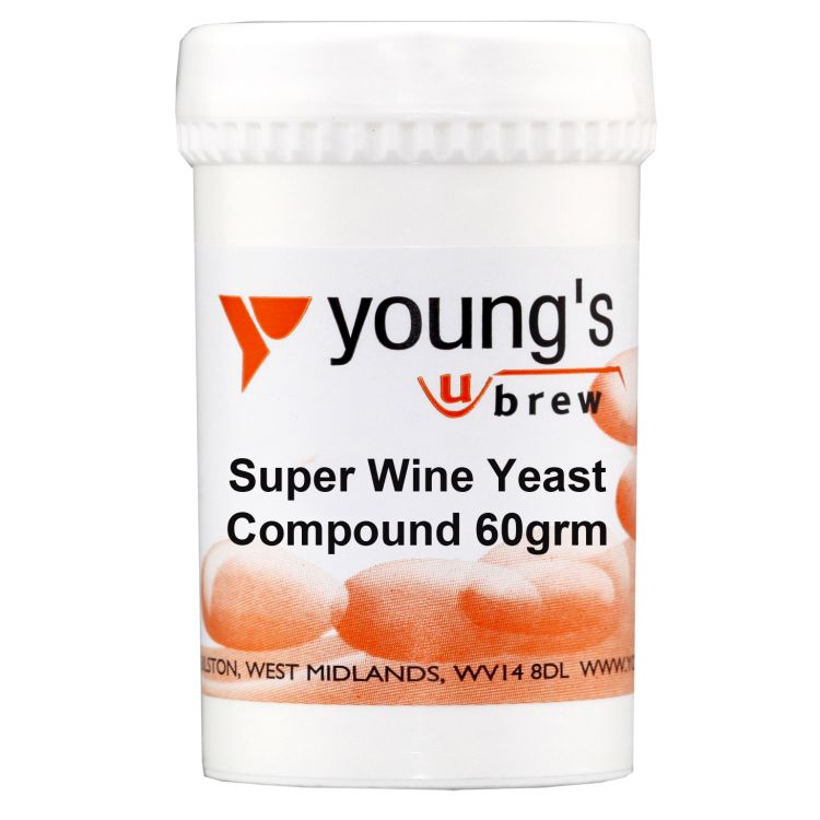 Youngs Super Wine Yeast Compound 60g 