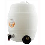 5 Gal Basic White Barrel with 8grm Pin Valve Cap