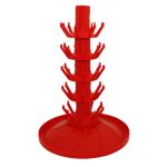 Bottle Drainer - 45 bottle / Rotating (Red)